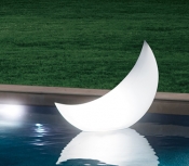  شناور بادی روی آب طرح ماه با چراغ LED